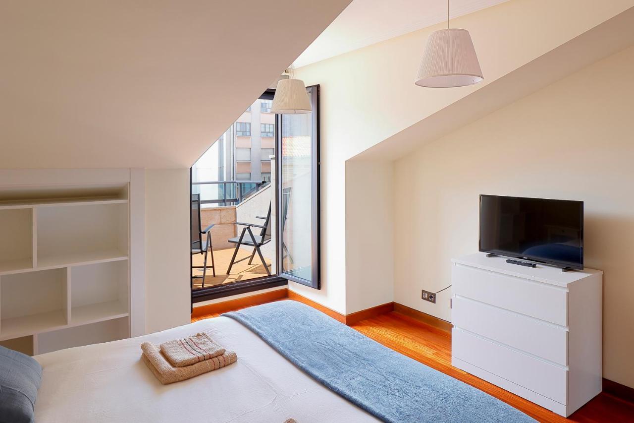 Atico Con Terraza, Vistas Al Mar Y Parking En Playa De S Lorenzo Gijón Dış mekan fotoğraf